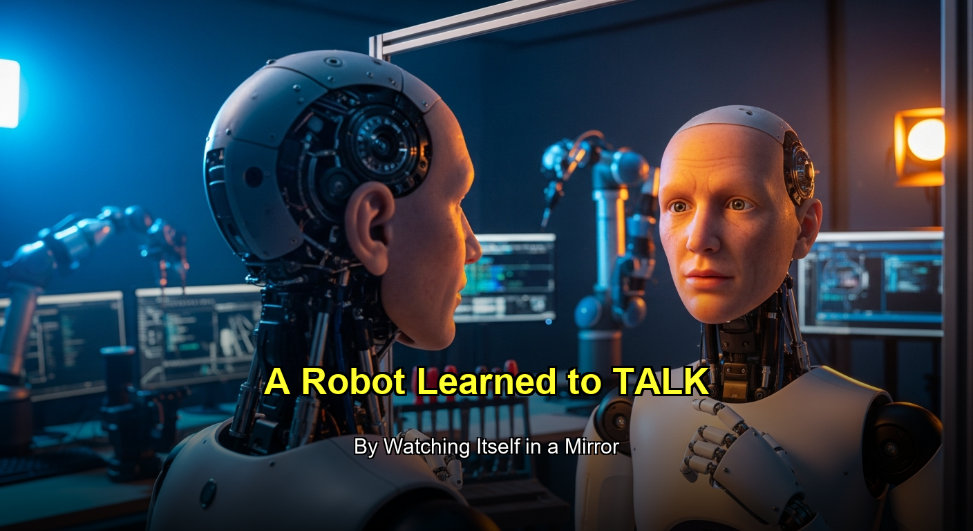 Thumbnail for A Robot Just Learned to Talk by Watching Itself in a Mirror